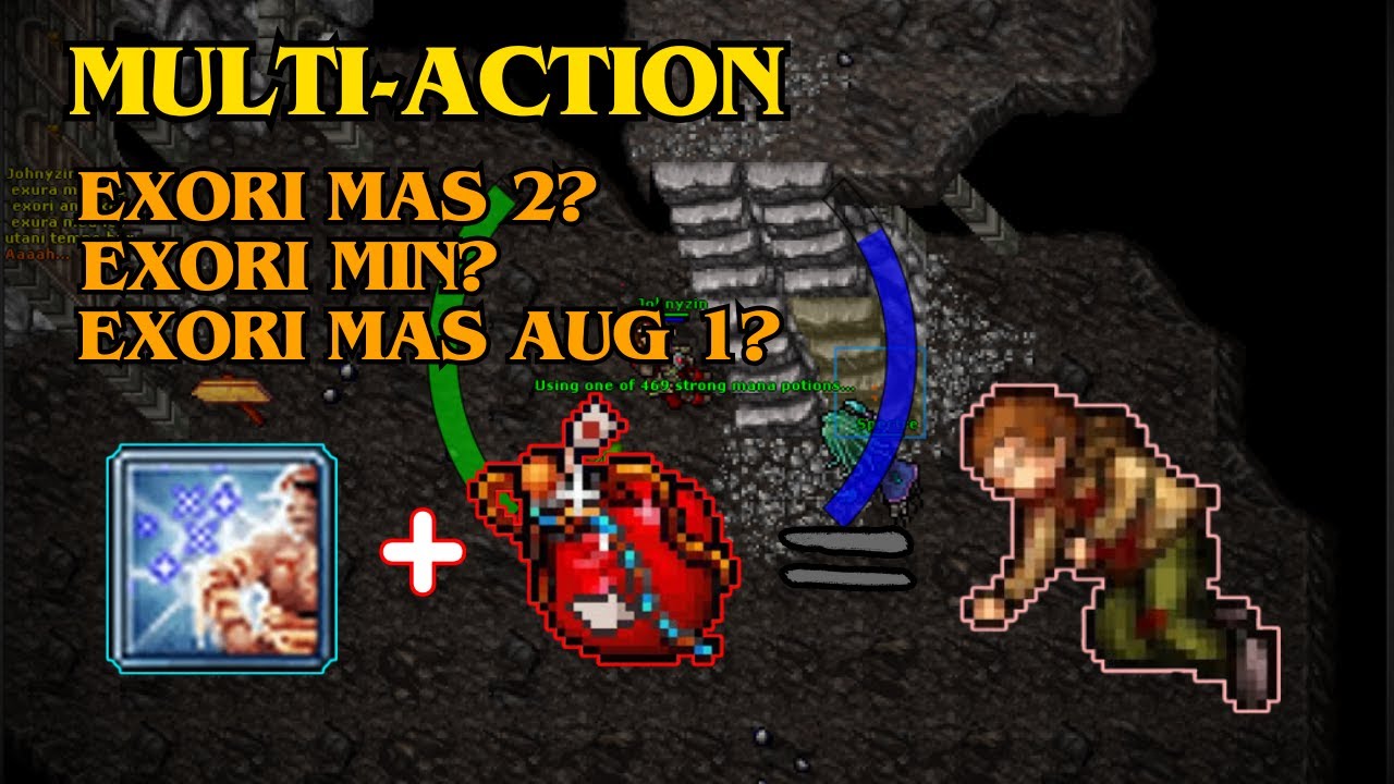 TIBIA - QUAL É O MELHOR COMBO PARA KNIGHTS NO MULTI-ACTION?
