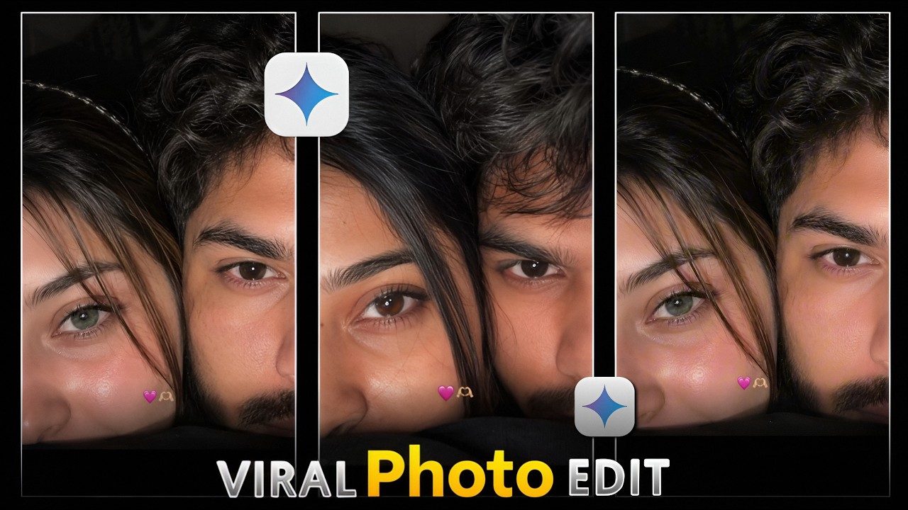 Trending Couple Eyes Photo Editing | Instagram Viral AI Photo Editing Tutorial 2026