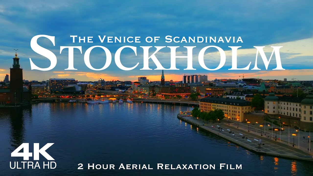 [4K] STOCKHOLM 2026 🇸🇪 Drone Sweden Sverige | 2 Hour Aerial Relaxation Film