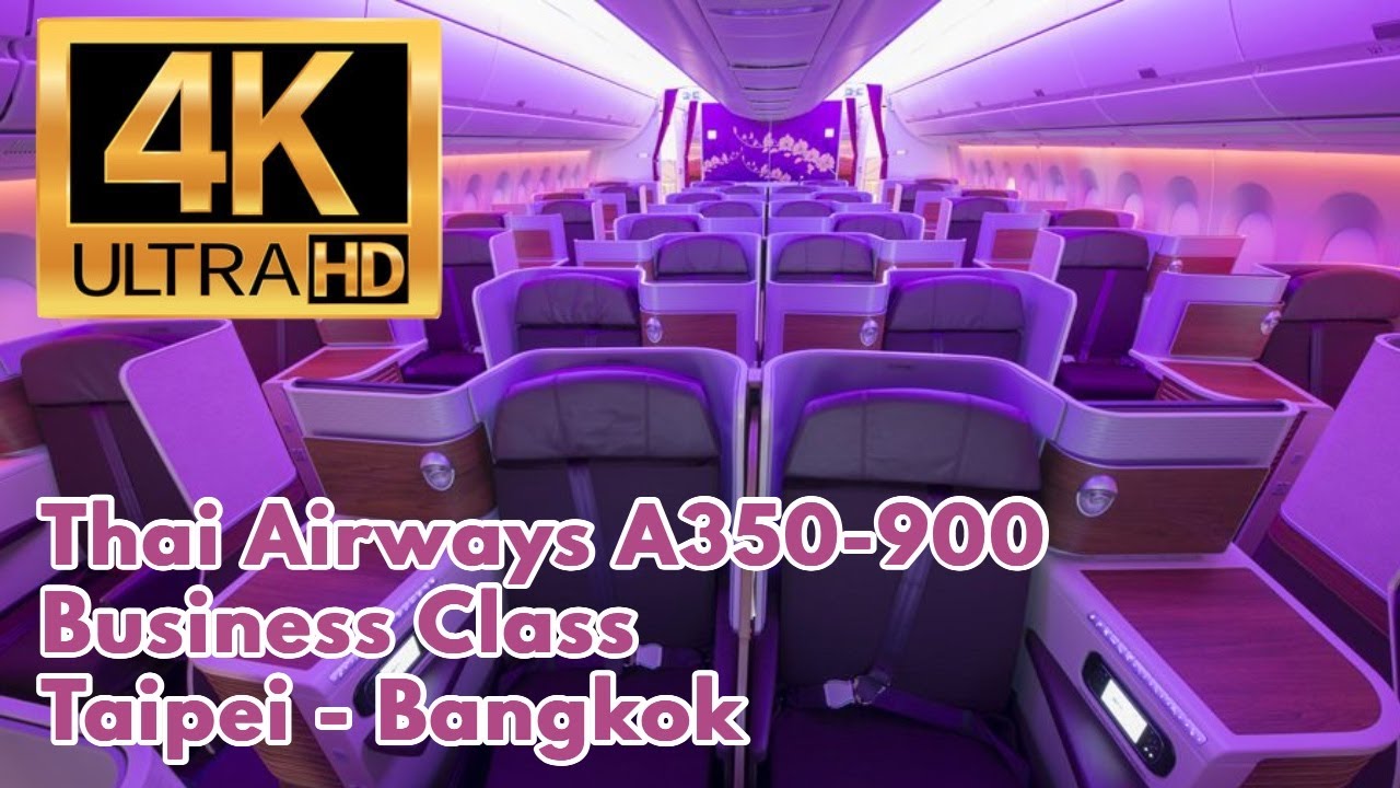 Thai Airways Taipei - Bangkok TG635 A350-900 (359) Royal Silk Business Class Review 泰國航空商務艙 台北-曼谷￼￼