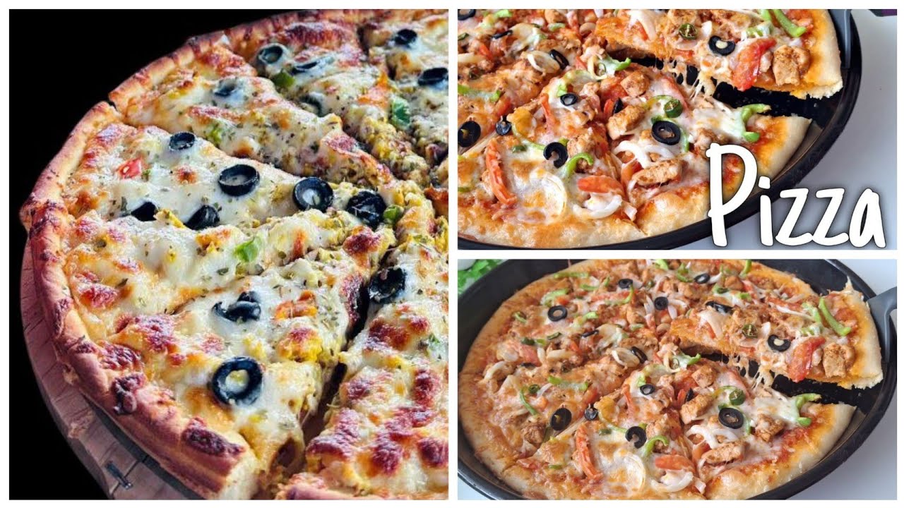 How to Make Pizza at Home in Oven 😋 || How to Make Simple Pizza at Home by BH WOW