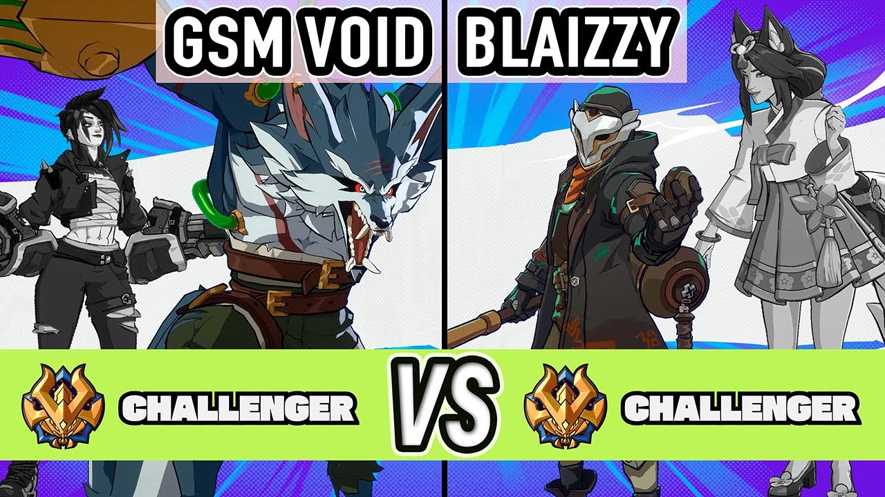2XKO ▰ gsmVoid (Warwick / Vi) vs Blaizzy (Ahri / Ekko) ▰ High Level Gameplay