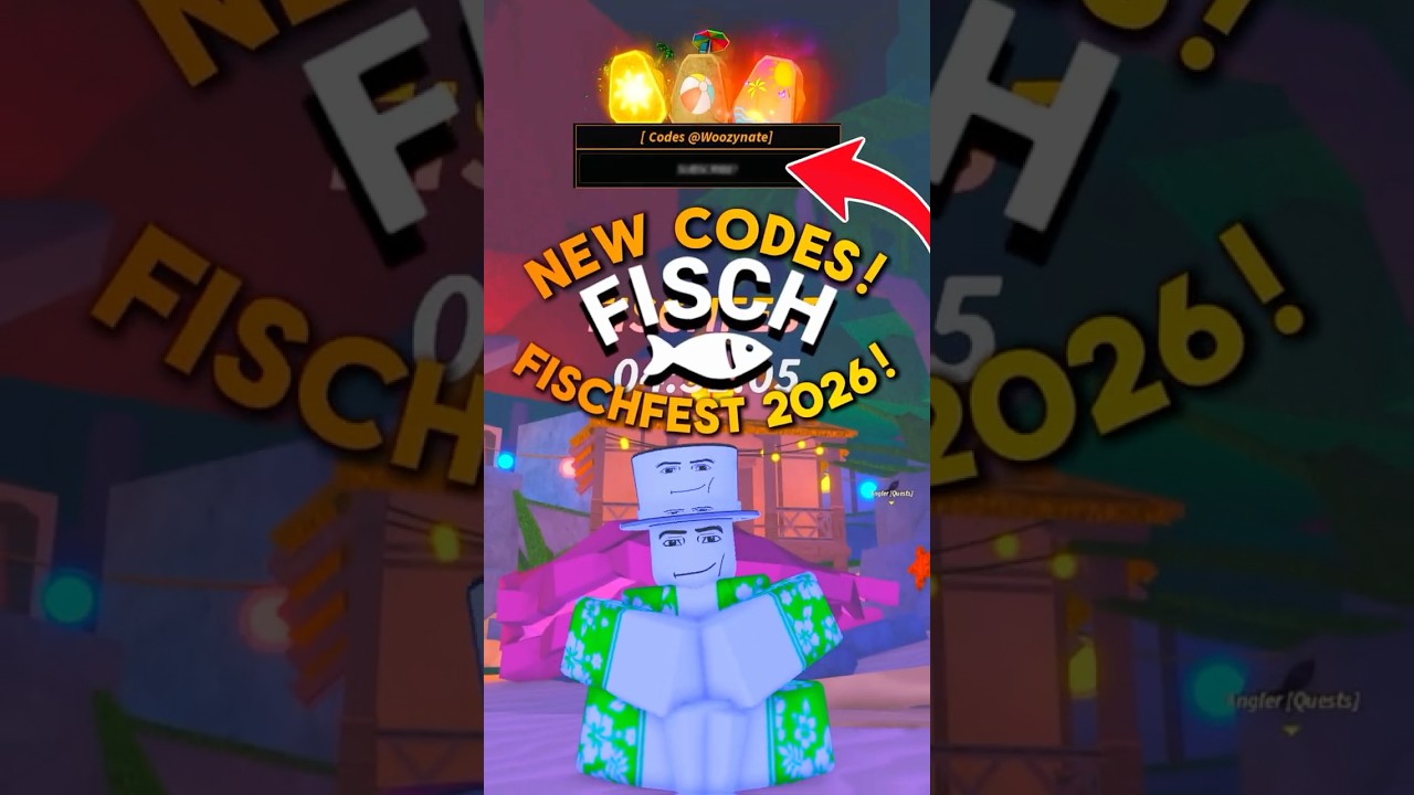 НОВЫЕ КОДЫ FISCHFEST 2026 В FISCH! 🤿🎣 #fisch