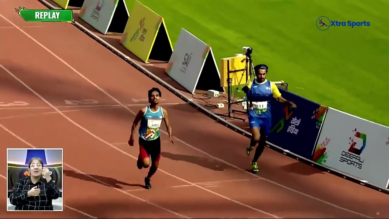 Para Athletics Mens 100M T38 | Khelo India Para Games 2023