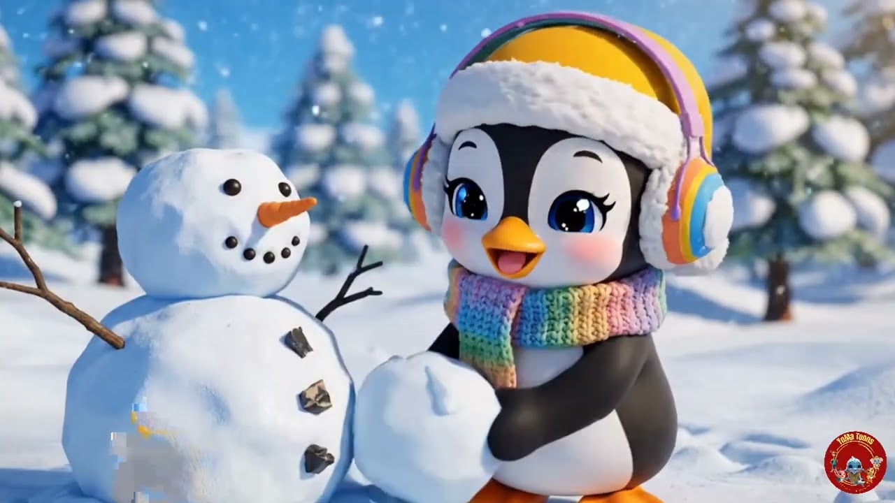Danish | Simsim-Pingvin JuleSjov For Børn | Simsim-Penguin Christmas Fun For Kids