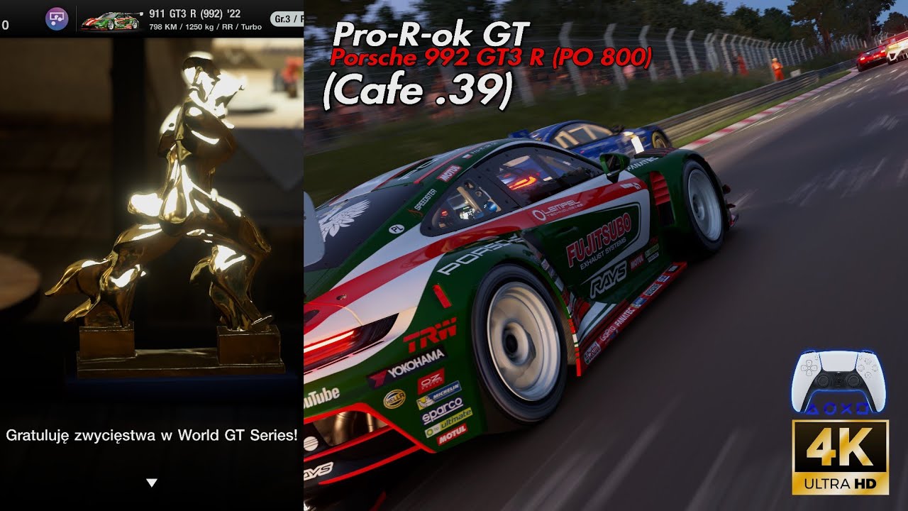 GT7 PL 🇵🇱 | World GT Series (Cafe 39) FINAŁ | Kokpit POV Porsche 992 GT3 R | Prorok GT