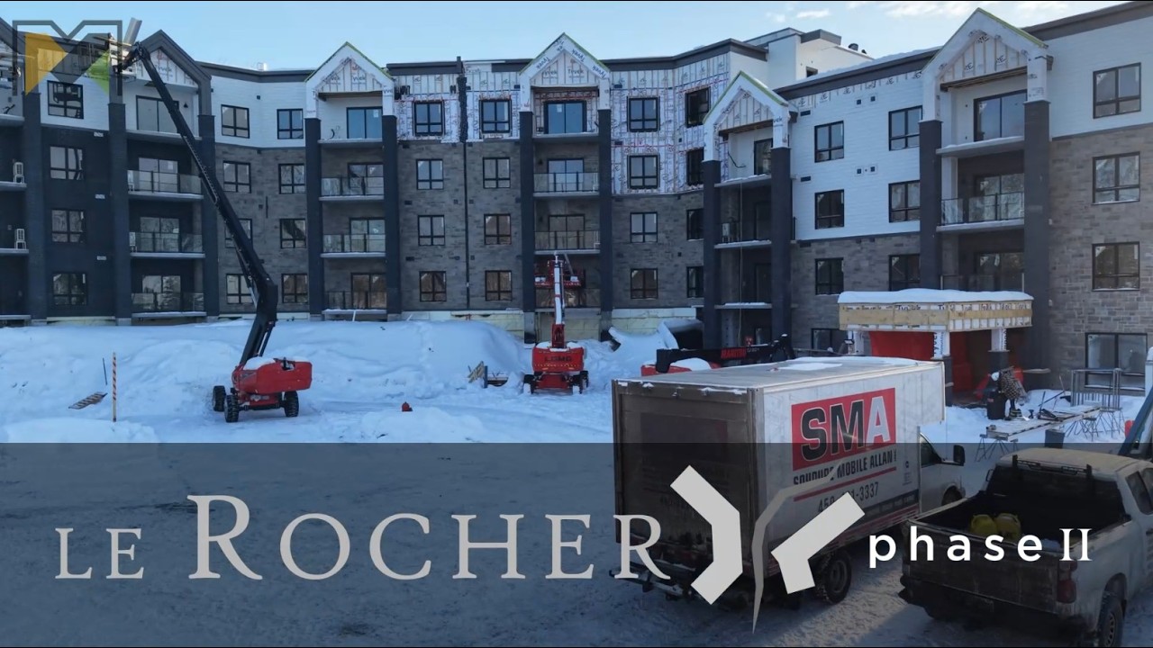 Visite au Rocher 2 - Fin du revêtement extérieur