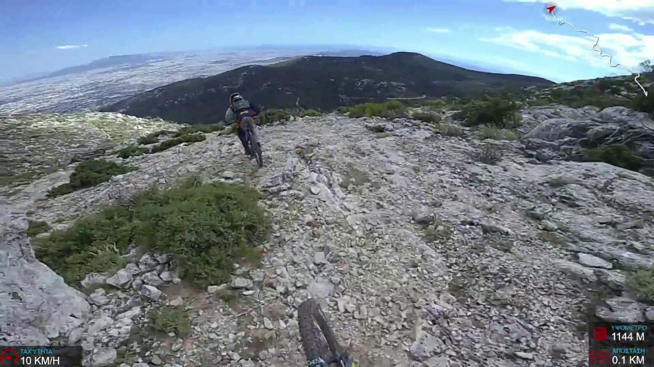 Downhill Fun Ride - Rainbow Trail - Parnitha 🤘🤙 ☠
