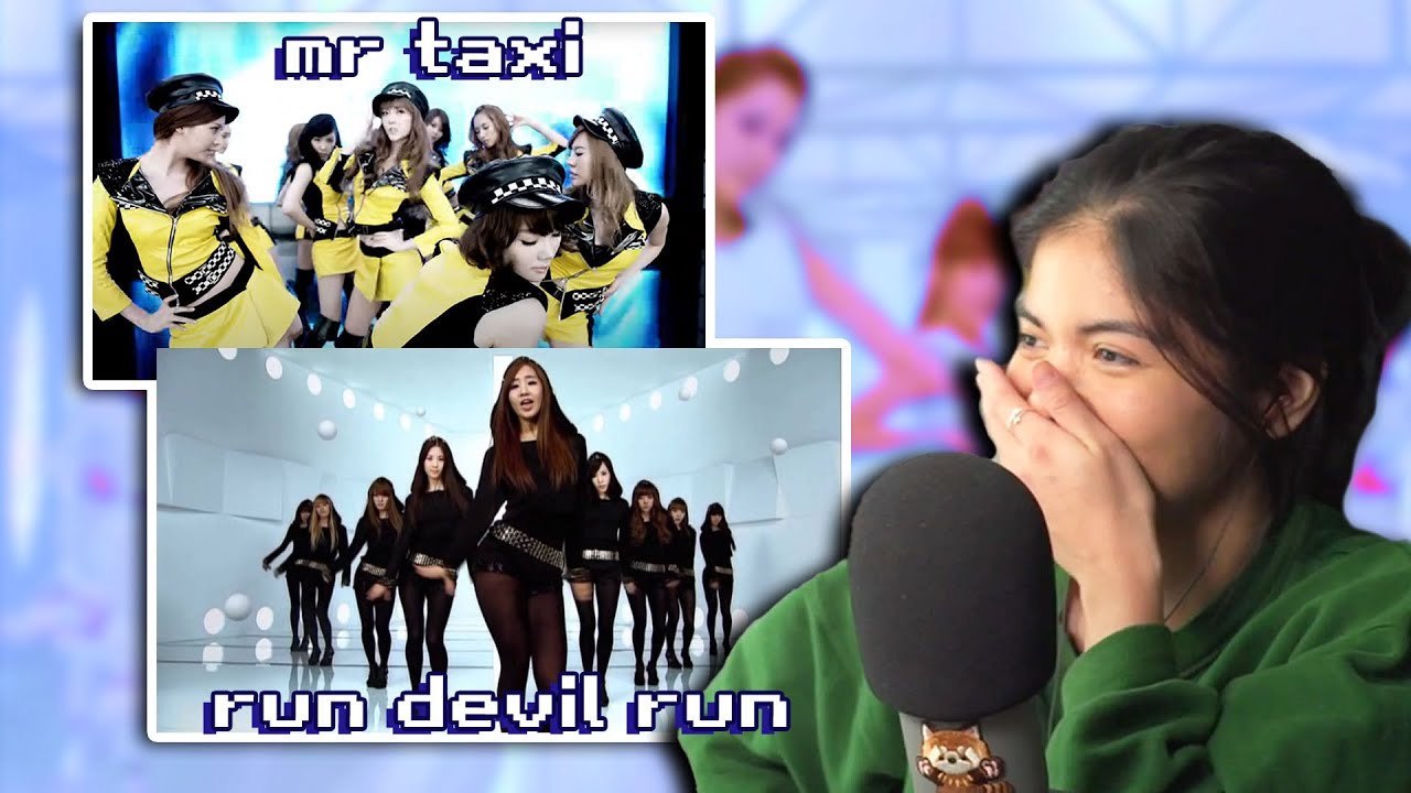 GIRLS' GENERATION Run Devil Run + Mr Taxi MV [reaction]