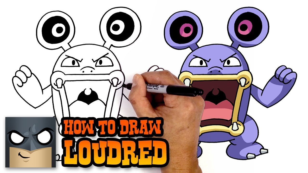 How to Draw Pokemon | Loudred | Step by Step