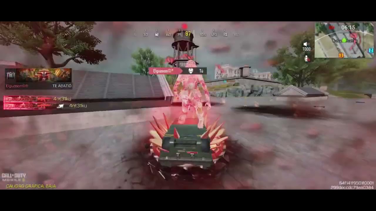 Partida buenarda en Alcatraz de call of duty Mobile 