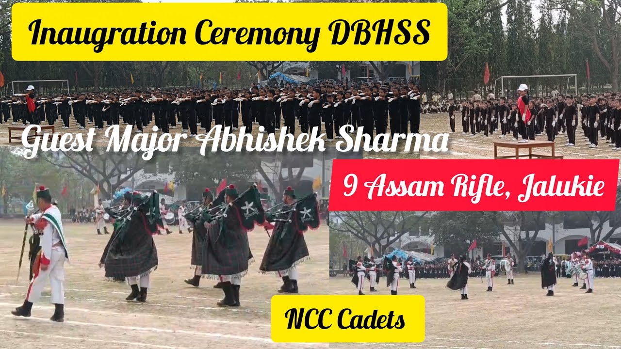 March 11, 2026 Inauguration Ceremony Annual Sports Meet DBHSS , 9 Assam Rifle Jalukie 