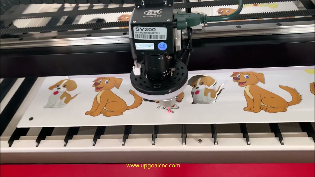 Small 900*600mm CCD Co2 Laser Cutting Machine for Logo Label