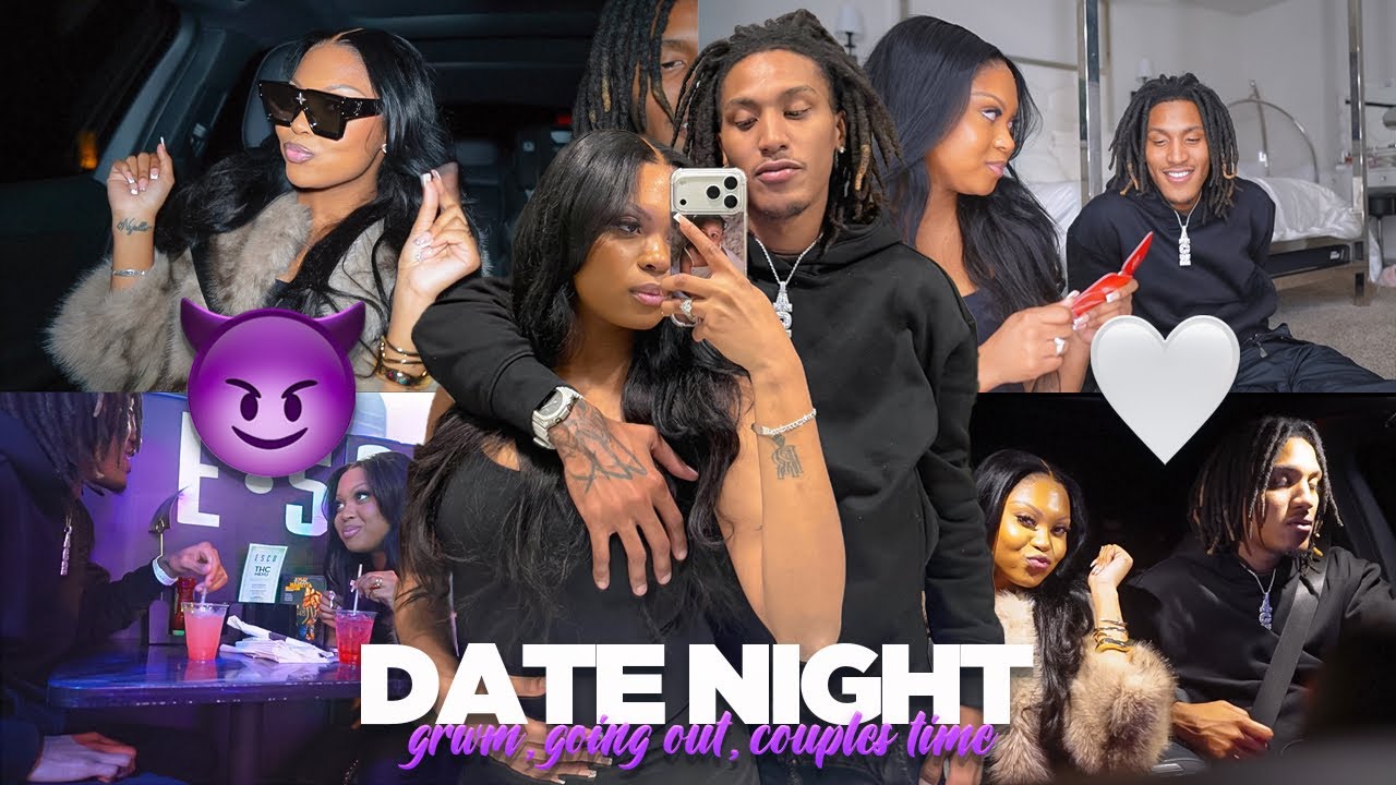DATE NIGHT VLOG: grwm for date night, going out to dinner , playing games with spicy questions🥵