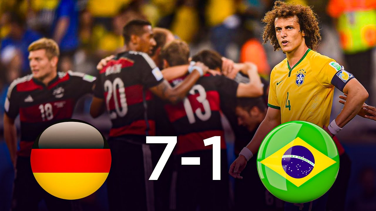 ملخص مباراه ألمانيا و البرازيل 7-1 في كأس العالم 2014 تعليق حفيظ دراجي