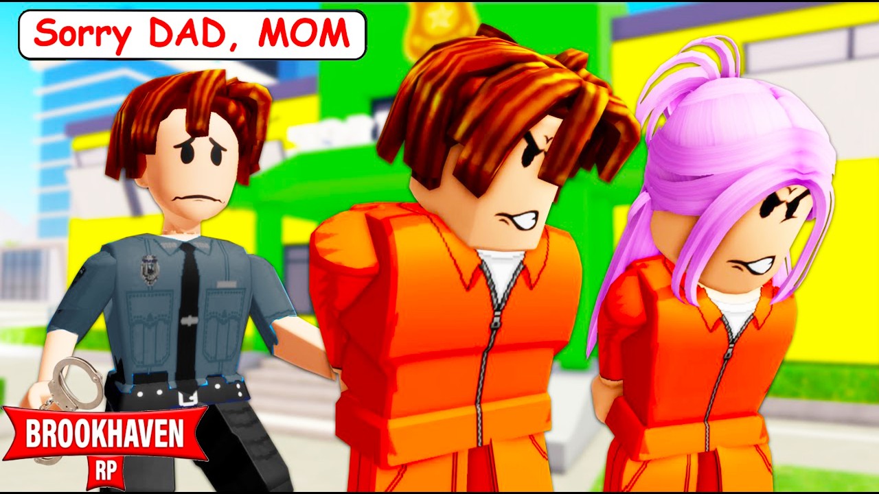 My Parents Are Criminals 🚔💔 ROBLOX Brookhaven 🏡RP | Peter Story RBX