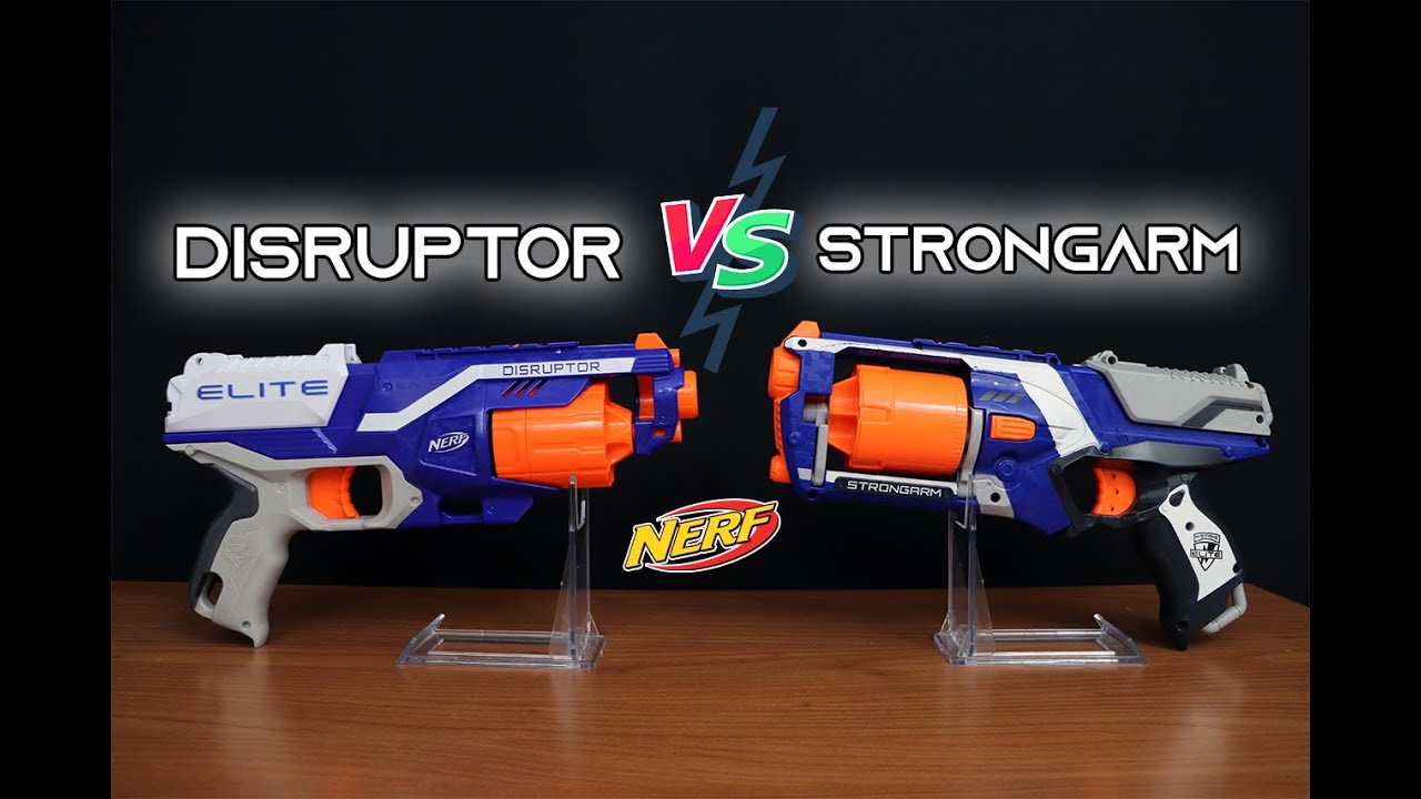 Nerf Disruptor Vs Nerf Strongarm || Sono praticamente Uguali!