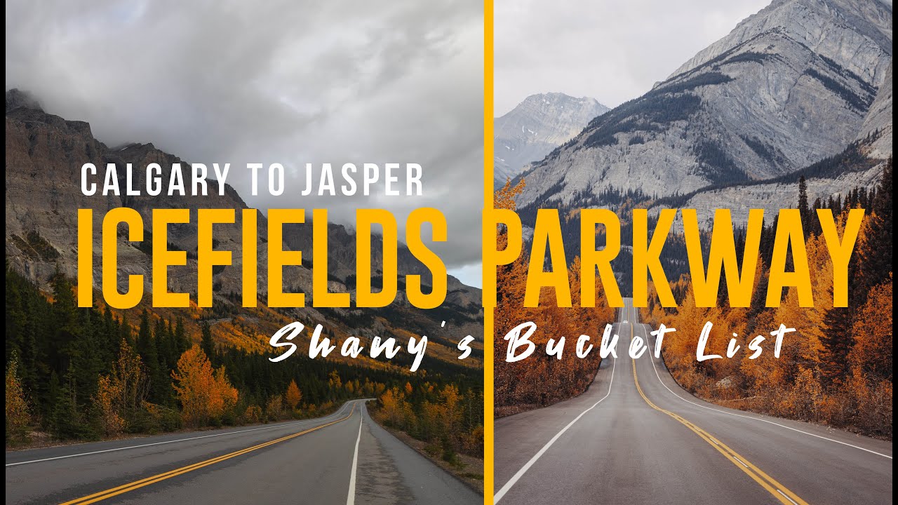 Driving the ICEFIELDS PARKWAY from Calgary to Jasper | DJI Osmo Action Camera