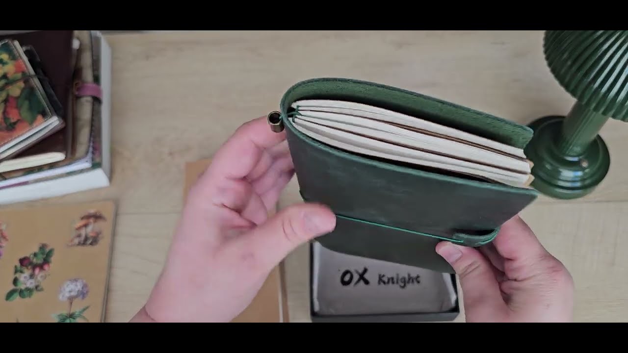Travelers Notebook OX Knight Green with Inserts Grid Standard Size Amazon Haul Stationary 