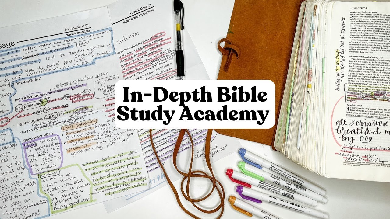 How to In-Depth Study the Bible ACADEMY | Coffee and Bible Time