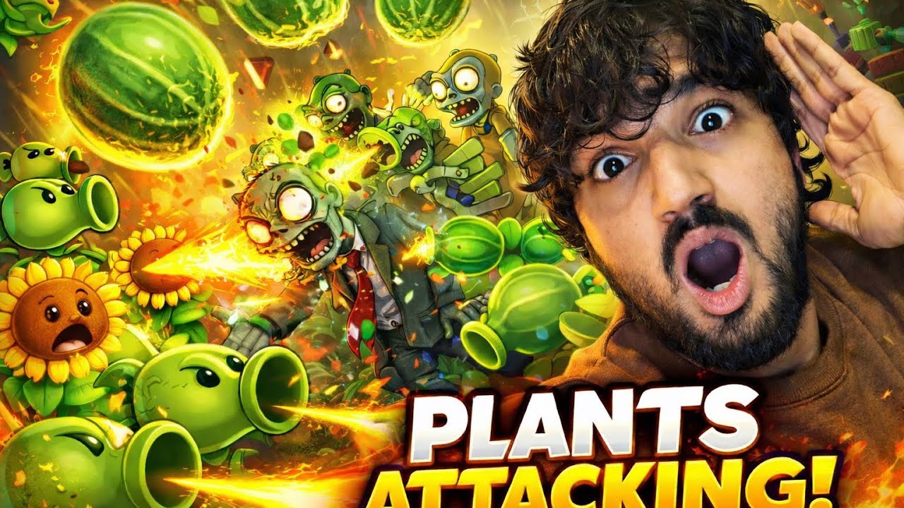 Plants vs Zombies 🧟 Full Strategy 🔥 | Watermelon Attack 😱 | Zombies One by One Down | PvZ Gameplay