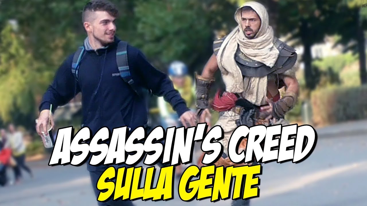 Assassin's Creed Origins Sulla GENTE ! - Prank