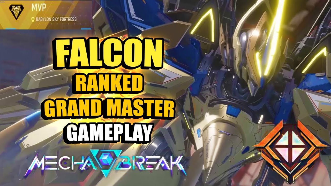 MECHA BREAK | FALCON GRAND MASTER RANKED | SOLOQ GAMEPLAY | DOMINATING THE SKIES WITH FALCON!