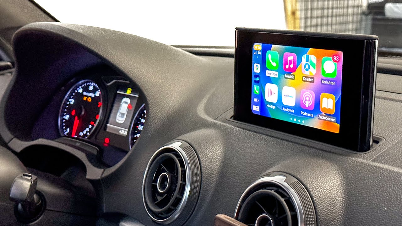 Установка Apple Carplay и Android Auto в Audi A3 2015 года! | Беспроводное подключение и USB (инс...