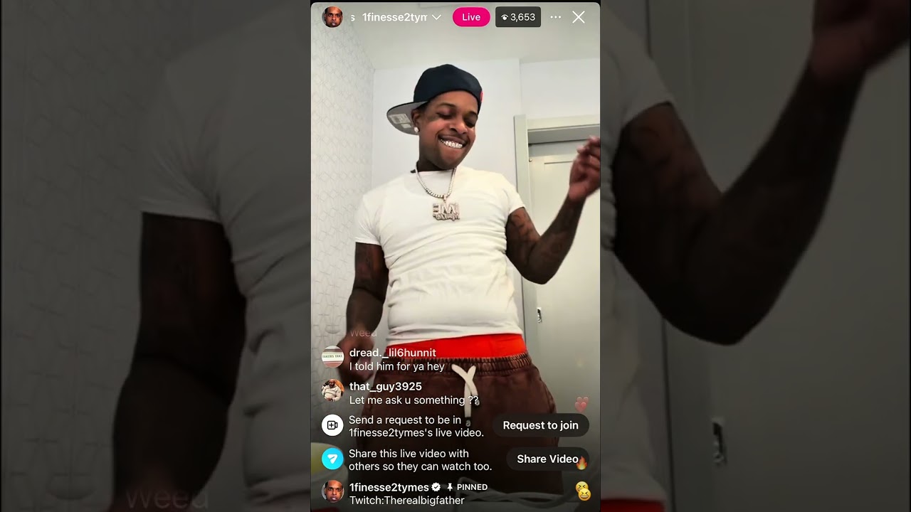 Finesse2Tymes IG Live &bull; Tell Woody To Drop The Lo, I&rsquo;m In Atlanta!📍