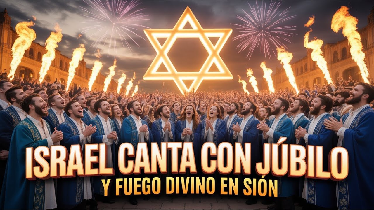 ¡FUEGO SANTO CAE EN SIÓN! | Adoración Hebrea Profética | Música con Presencia de Dios