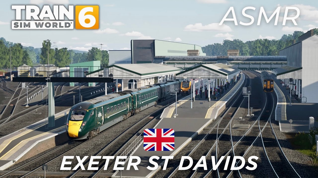 Train Sim World 6 ASMR: Summer morning action at Exeter St Davids ! 🇬🇧