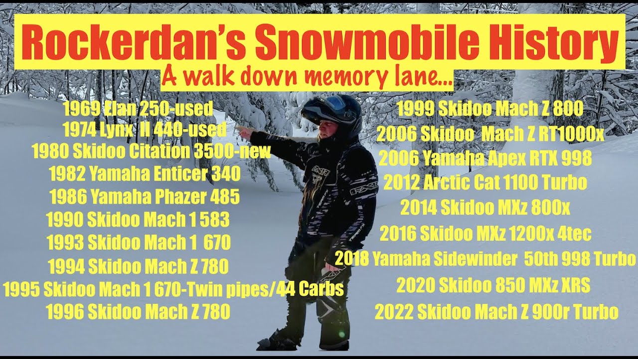 Rockerdan's 50+ years of Snowmobile History