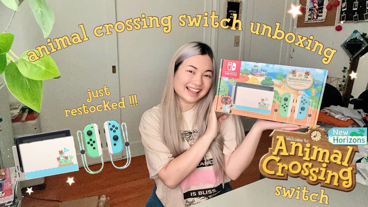 ANIMAL CROSSING SWITCH UNBOXING + TIPS *restocked !!! | October 2020 | Christine N