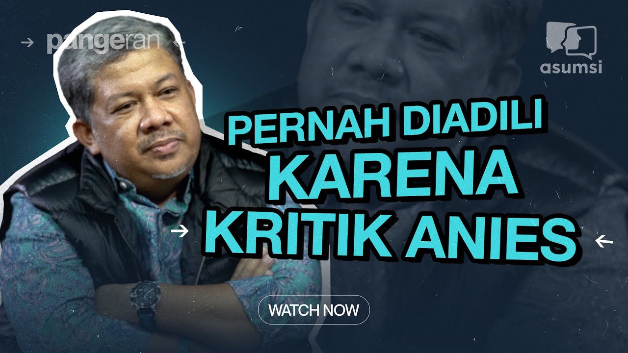 Pangeran: Fahri Hamzah Menghajar Oposisi!