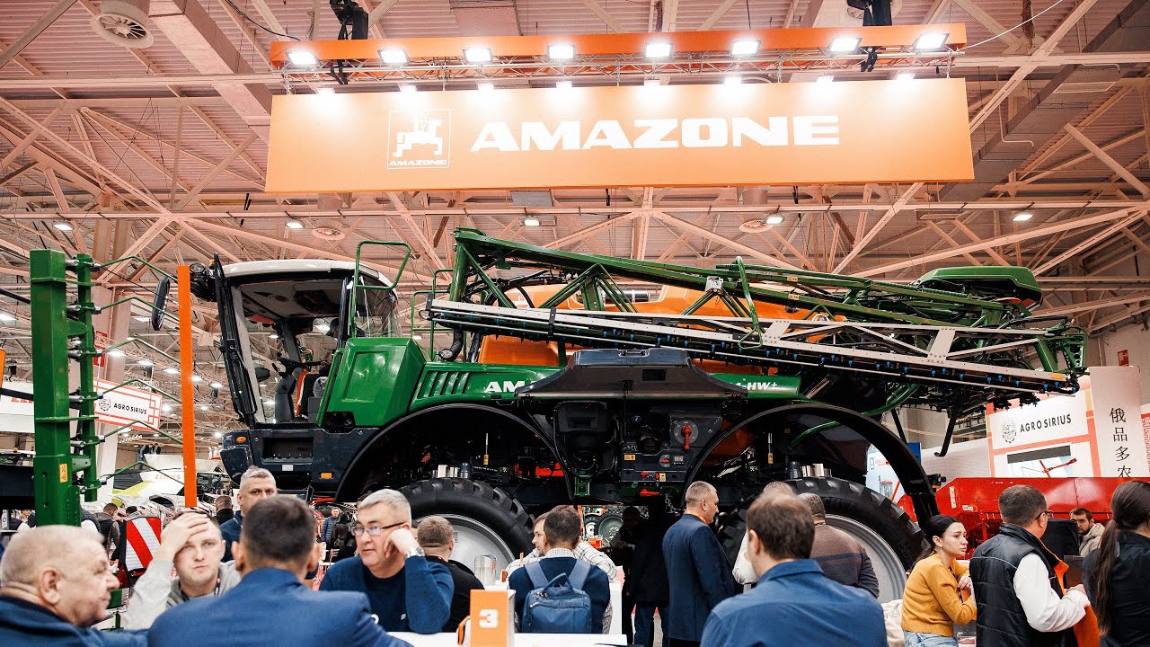 Amazone Pantera 4504HW  - обзор самоходного опрыскивателя на ЮгАгро 2023
