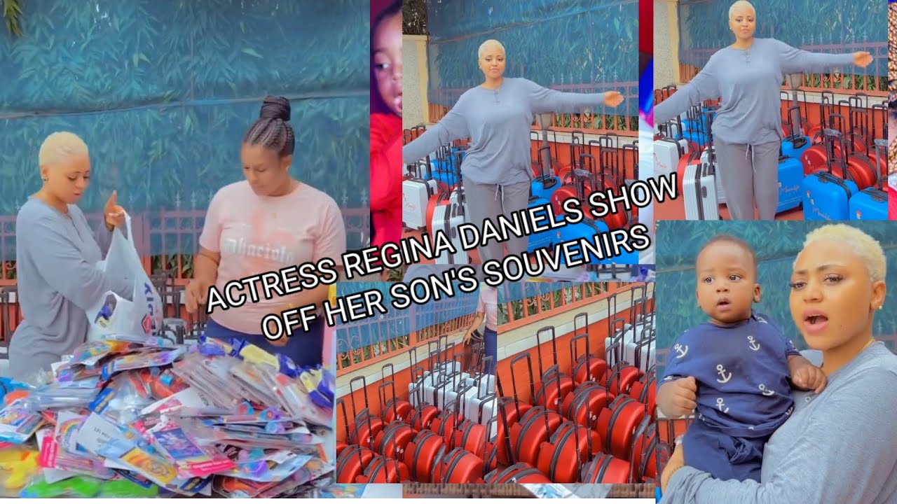 Mrs Regina Daniels Show 0ff her Son's Birthday Souvenirs that Brọ̀ke the internet plus highlights
