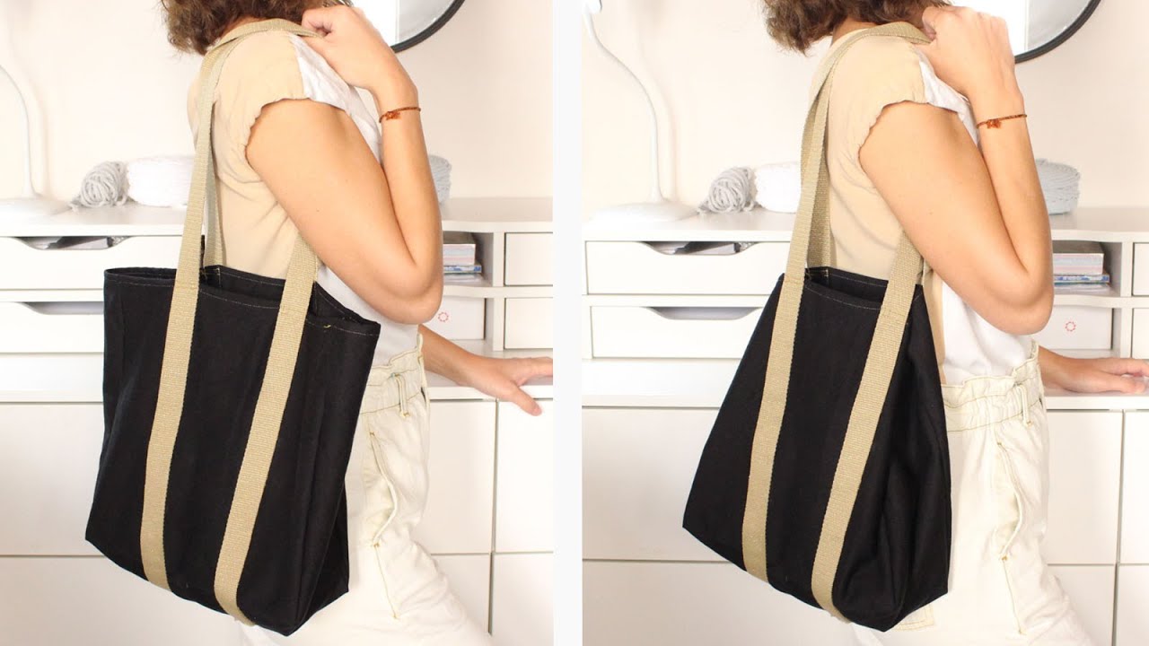 Tuto couture facile : le sac entre tote bag et cabas✨ Marion Blush