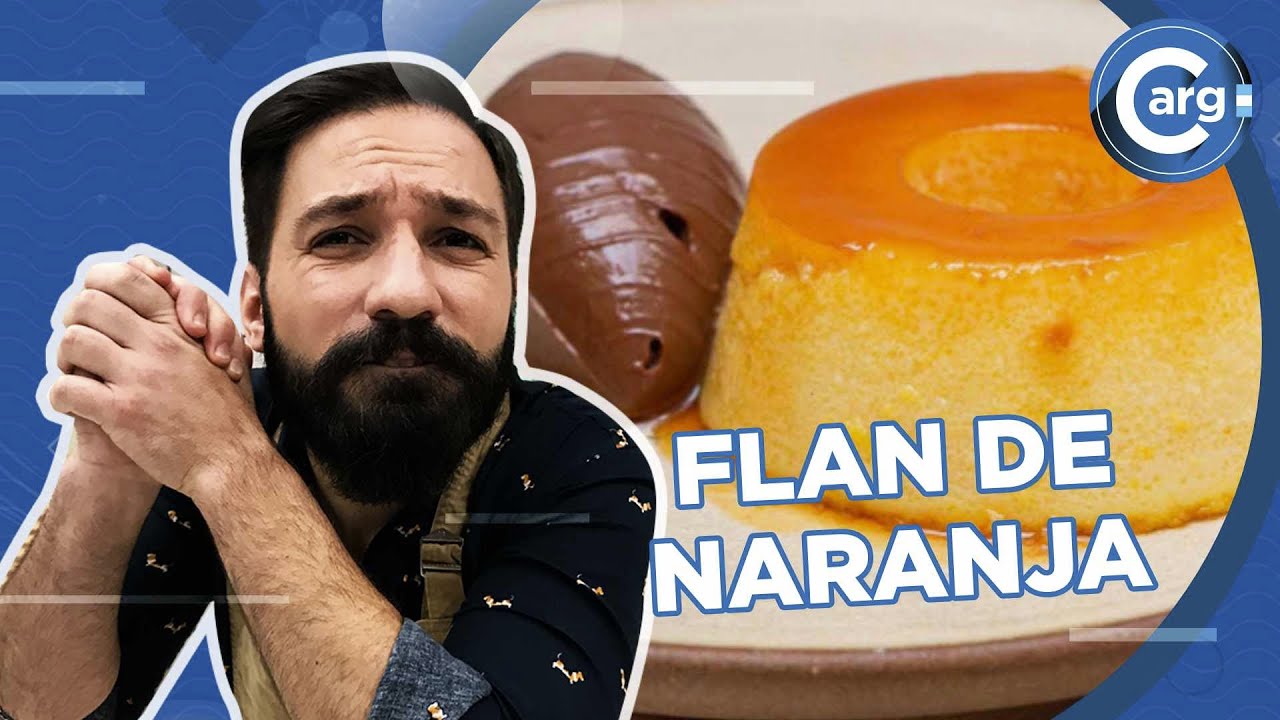 CÓMO SE HACE EL FLAN DE NARANJA