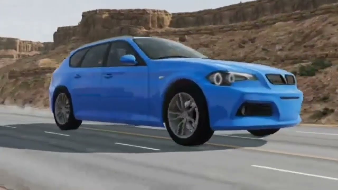 Giant & Small Cars vs Giant Pit - BeamNG.Drive