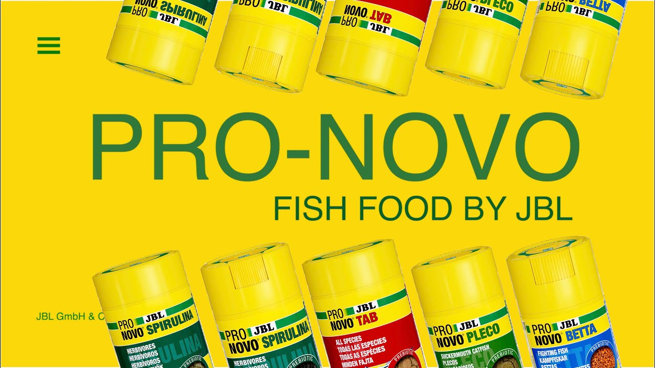 @meinjbl Brand Intro Part 2 of 4 | Pro-Novo Fish Food by JBL #Pronovo #FishFood #JBL