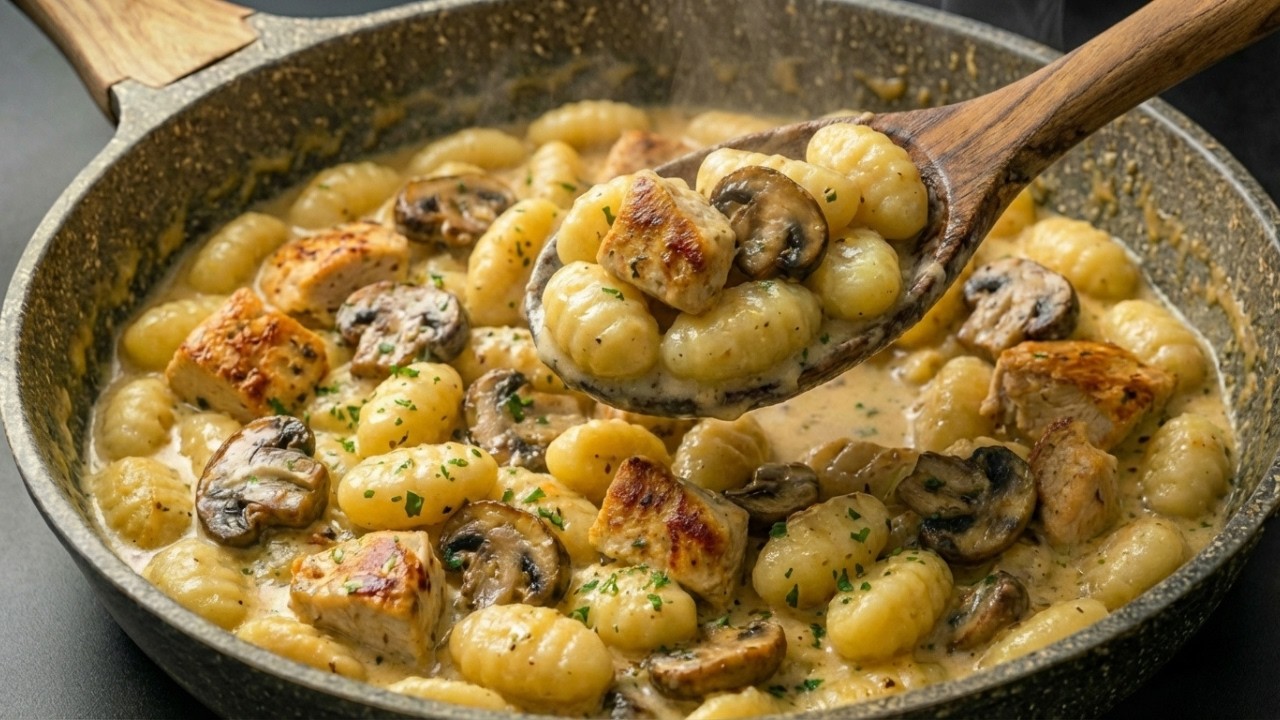 Pasta wie bei meiner italienischen Mutter! 5-Minuten Hähnchen-Alfredo Pasta für die ganze Familie!