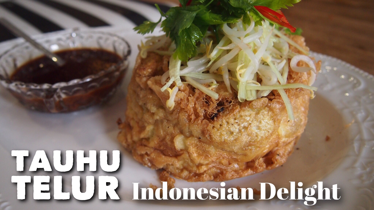 Super Yummy Indonesian Recipe! Tauhu Telur / Fried Egg w/ Tofu
