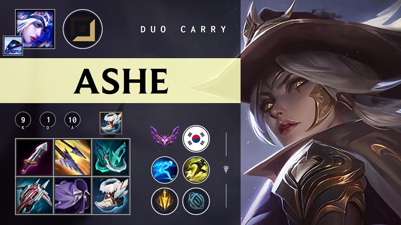 Ashe ADC vs Yunara - KR Master Patch 26.05