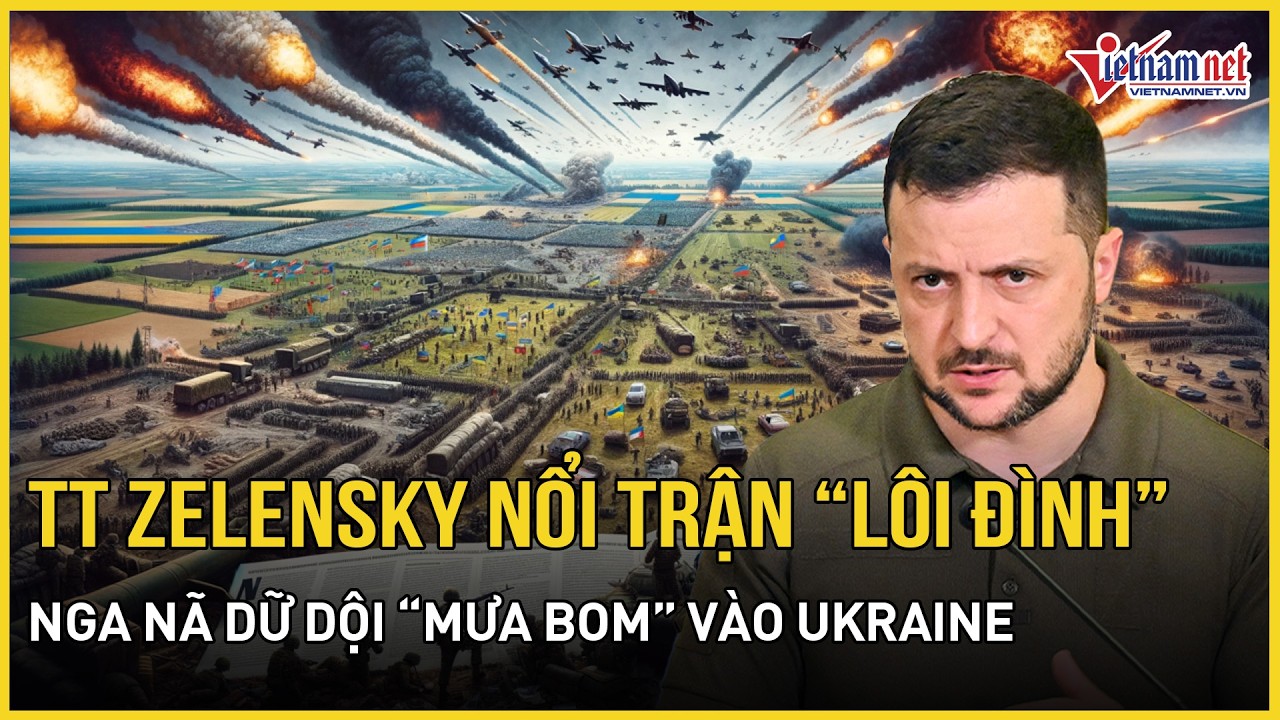 TT Zelensky bất lực, nổi trận lôi đình khi Nga nã dữ dội “mưa bom” vào Ukraine, đổ lỗi các đồng minh