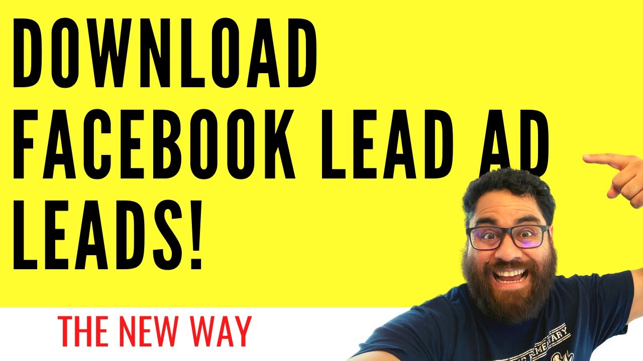 How To Download Leads From Your Facebook Lead Ads (NEW LEAD CENTER)