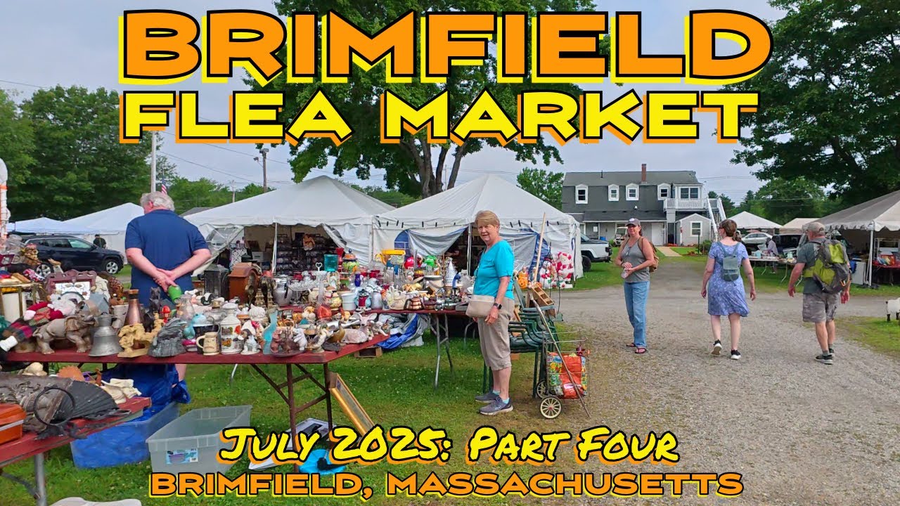 The Brimfield Flea Market: Is It the World's Greatest Flea Market? Heck Yeah! July 2024: Part Four!