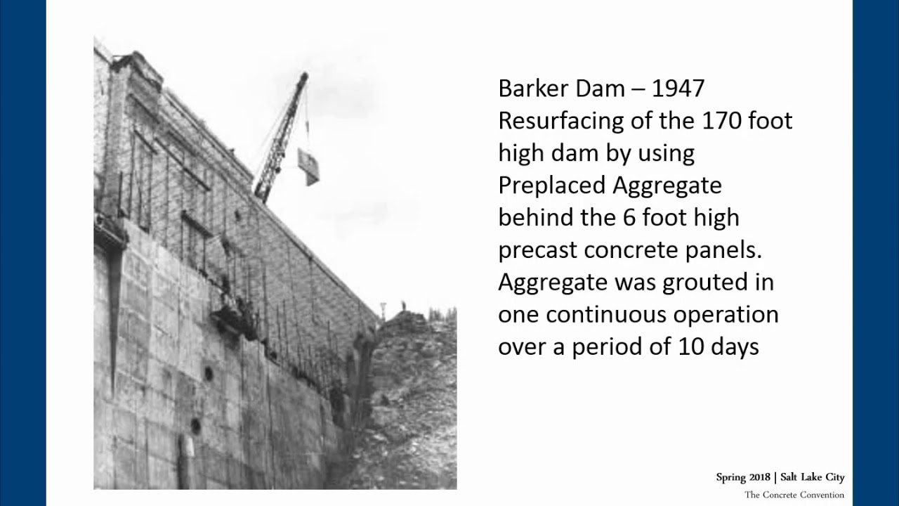 Structural Repairs Using Preplaced Aggregate Concrete