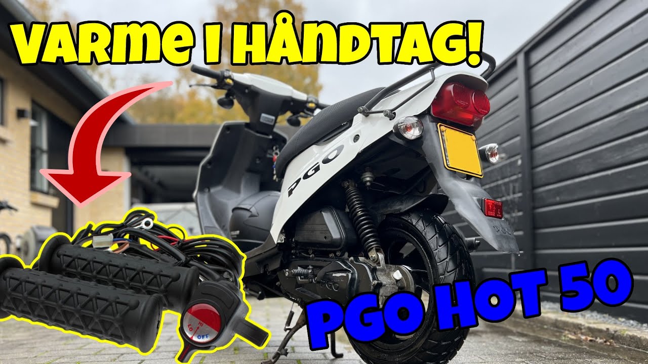 Monterer Varme i Håndtagene på Hot 50 | PGO HOT 50