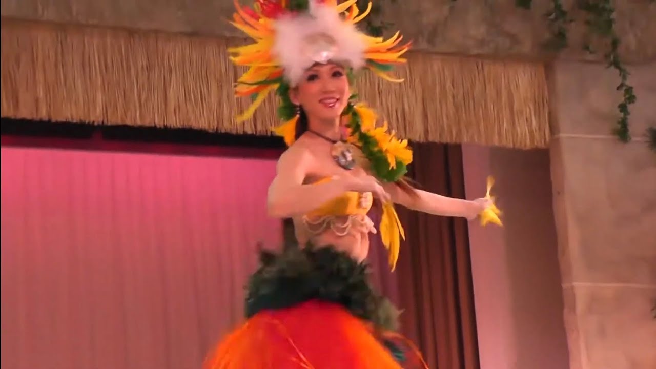 '12.2.8グランドオープン タヒチアンダンスTahitianDance プアリリア樹さん ソロ オテア Ote'a フラガール スパリゾートハワイアンズダンシングチーム Hula Girls