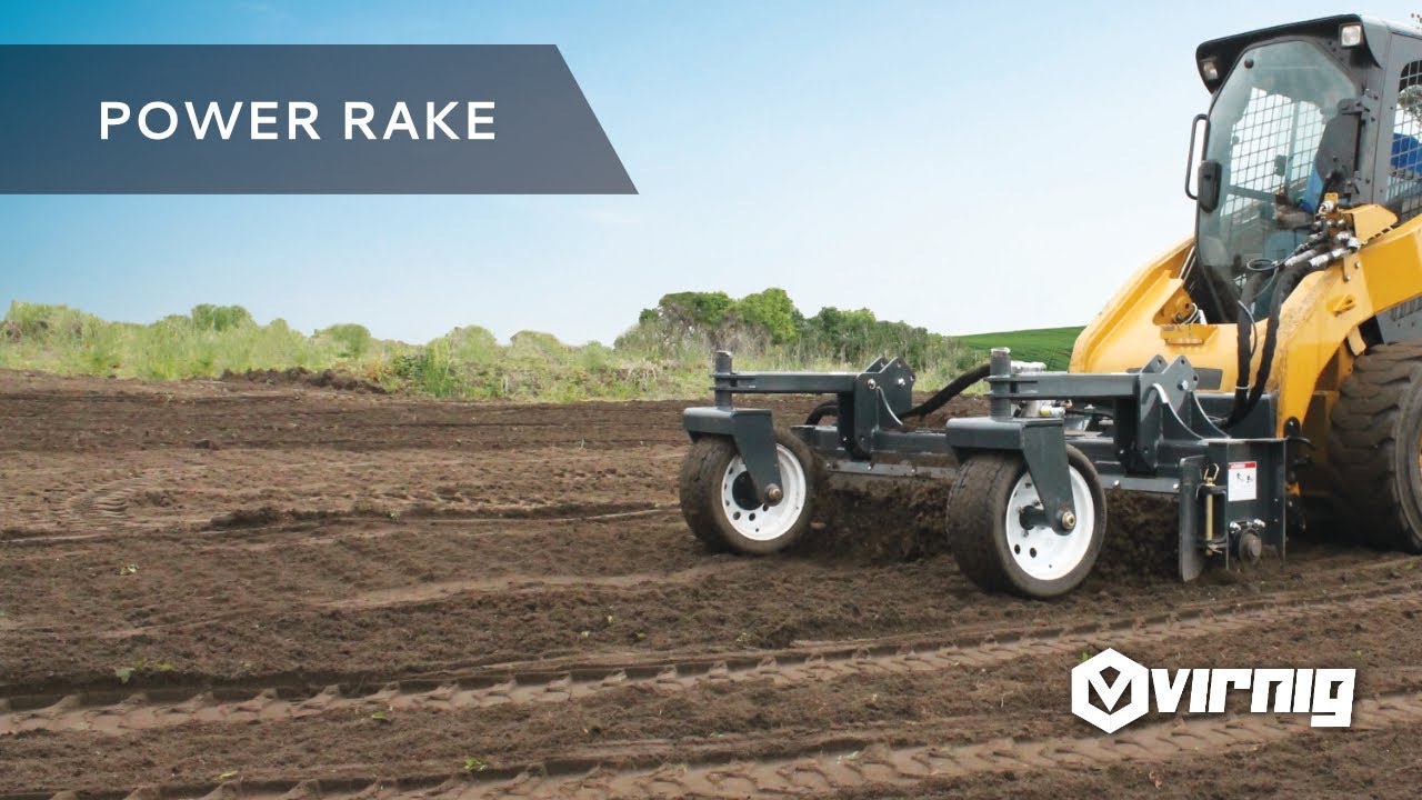 Power Rake - Skid Steer Attachment
